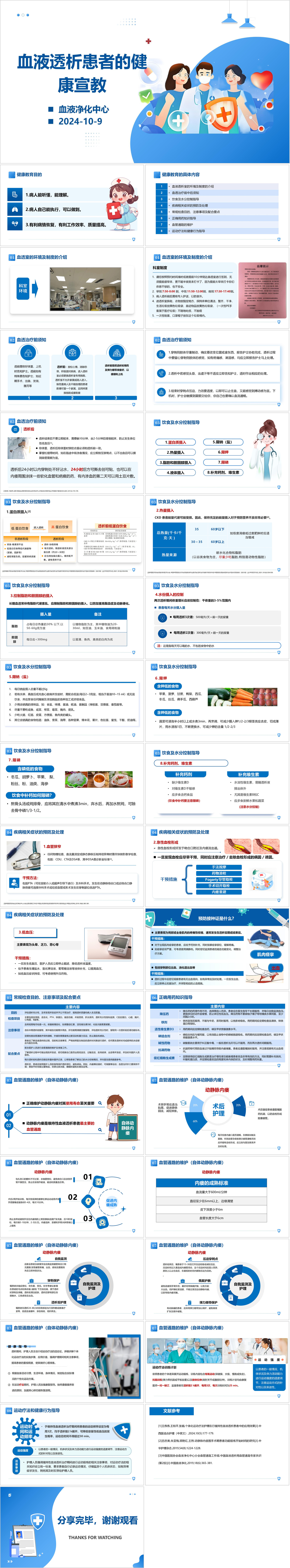 YXKJ317-血液透析患者的健康宣教-健康宣教PPT模板成品课件