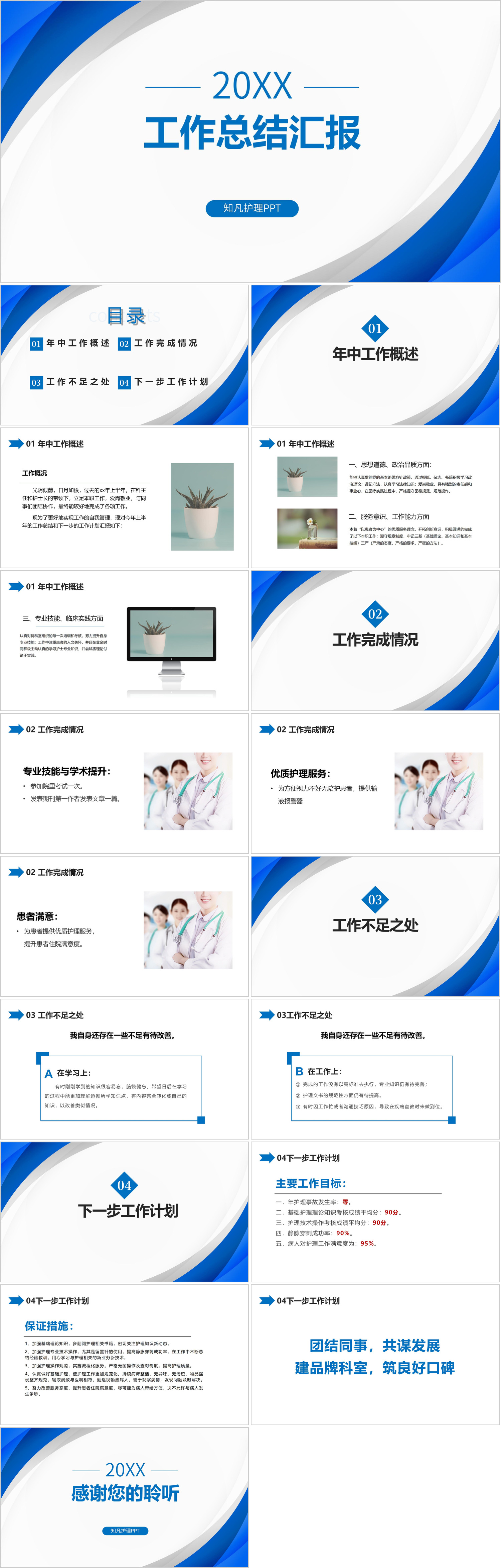 YXKJ899-工作总结汇报-总结汇报PPT模板成品课件